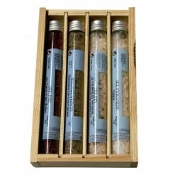 Le moins cher ???? Coffret Cadeau 3 Sels Aux Epices +1 Sel Nature Le Comptoir Colonial ????