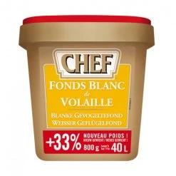 Budget ???? Fonds blanc de volaille 40L 800g ????