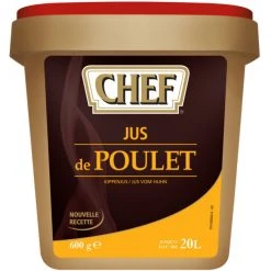 Nouveau ???? Jus de Poulet 20L 600g CHEF ????