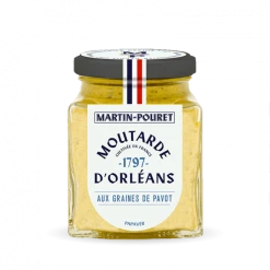 Bon marché ???? Moutarde d'Orléans aux Graines de Pavot 95g Martin Pouret ????