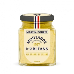 Offres ???? Moutarde d'Orléans aux Graines de Sésame 95g Martin Pouret ????