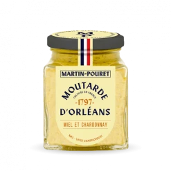 De gros ✨ Moutarde d'Orléans Miel et Chardonnay 95g Martin Pouret ????