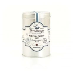 Offres ???? Poivre Noir de Kampot 180 g Terre Exotique ✨